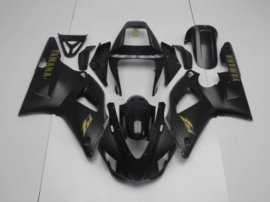 Carénage Moto Yamaha R1 98-99 - Noir Mat Jaune