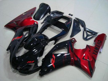 Carénage Moto Yamaha R1 98-99 - Noir Rouge