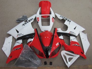 Carénage Moto Yamaha R1 98-99 - Rouge Blanc Noir Décalque