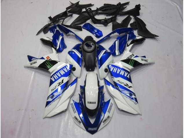 Carénage Moto Yamaha R3 15-22 - Blanc Monster Carénage Moto Yamaha R3 15-22 - Blanc Monster