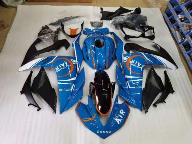 Carénage Moto Yamaha R3 15-22 - Bleu et Blanc