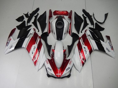 Carénage Moto Yamaha R3 15-22 - Noir Rouge Blanc