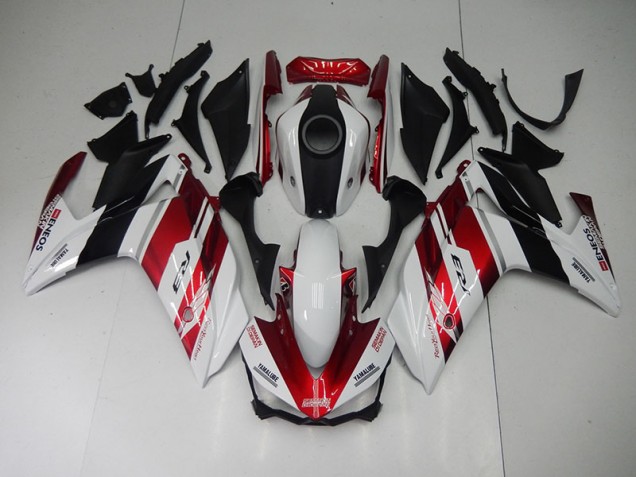 Carénage Moto Yamaha R3 15-22 - Noir Rouge Blanc
