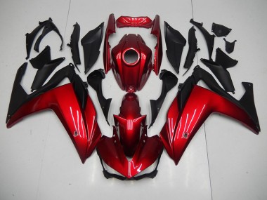Carénage Moto Yamaha R3 15-22 - Rouge Noir