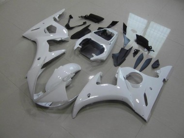 Carénage Moto Yamaha R6 03-05 - Blanc No Décalque