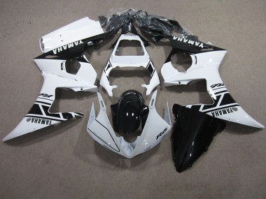 Carénage Moto Yamaha R6 03-05 - Blanc Noir