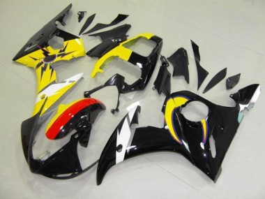 Carénage Moto Yamaha R6 03-05 - Moon Noir Jaune