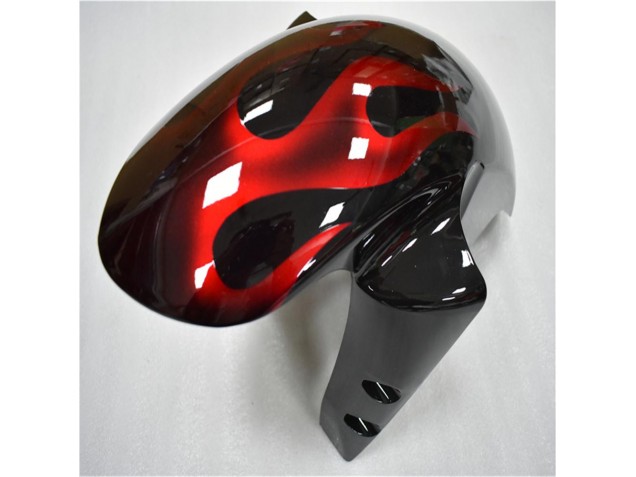 Carénage Moto Yamaha R6 03-05 - Noir Rouge Flamme Carénage Moto Yamaha R6 03-05 - Noir Rouge Flamme