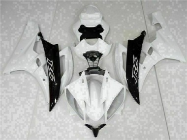 Carénage Moto Yamaha R6 06-07 - Blanc Noir
