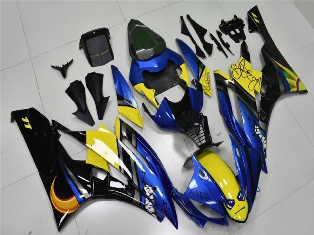 Carénage Moto Yamaha R6 06-07 - Bleu Requin Carénage Moto Yamaha R6 06-07 - Bleu Requin
