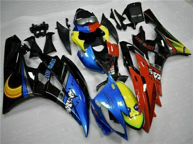 Carénage Moto Yamaha R6 06-07 - Jaune Bleu Rouge Carénage Moto Yamaha R6 06-07 - Jaune Bleu Rouge