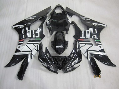Carénage Moto Yamaha R6 06-07 - Noir Blanc Motul Fiat