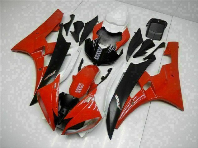 Carénage Moto Yamaha R6 06-07 - Rouge Noir Carénage Moto Yamaha R6 06-07 - Rouge Noir