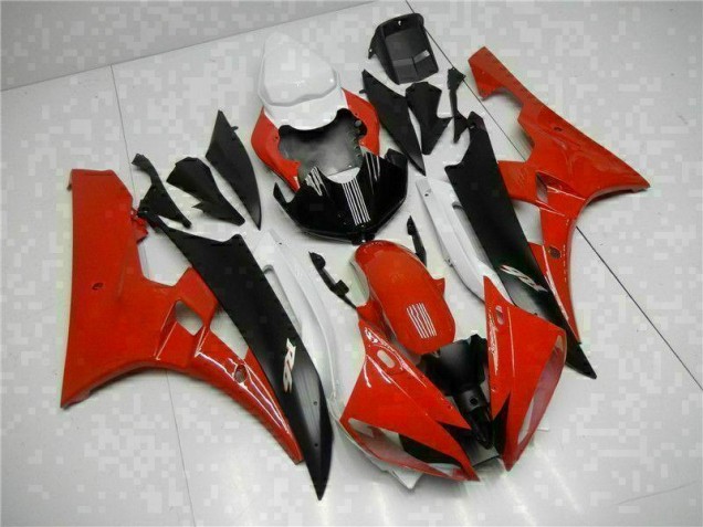 Carénage Moto Yamaha R6 06-07 - Rouge Noir Carénage Moto Yamaha R6 06-07 - Rouge Noir