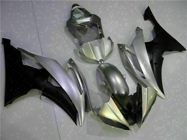 Carénage Moto Yamaha R6 08-16 - Argent Noir