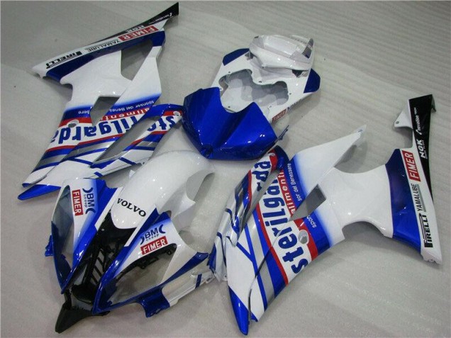 Carénage Moto Yamaha R6 08-16 - Blanc Bleu Sterilgarda Volvo Carénage Moto Yamaha R6 08-16 - Blanc Bleu Sterilgarda Volvo