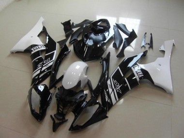 Carénage Moto Yamaha R6 08-16 - Blanc Noir