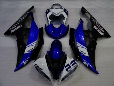 Carénage Moto Yamaha R6 08-16 - Bleu Blanc Noir YEC 23