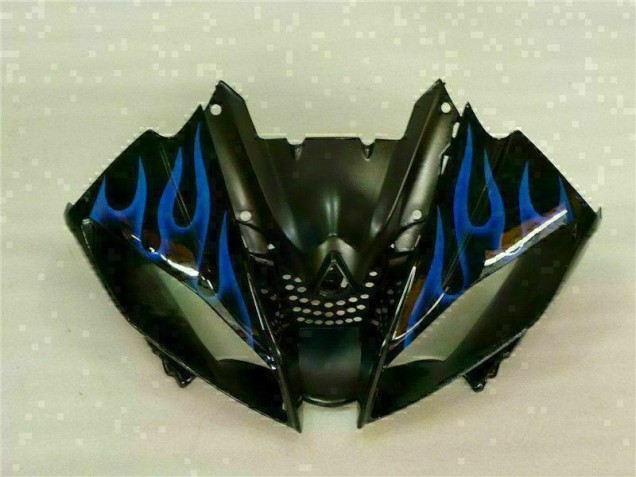 Carénage Moto Yamaha R6 08-16 - Bleu Flamme Noir Carénage Moto Yamaha R6 08-16 - Bleu Flamme Noir