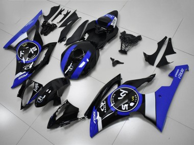 Carénage Moto Yamaha R6 08-16 - Bleu Noir