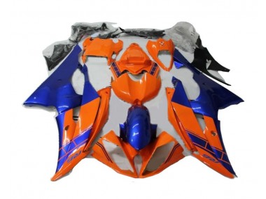 Carénage Moto Yamaha R6 08-16 - Orange Bleu