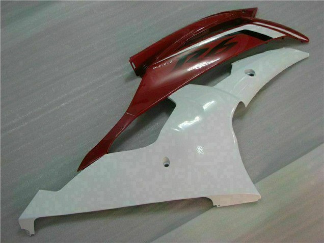 Carénage Moto Yamaha R6 08-16 - Rouge Blanc Carénage Moto Yamaha R6 08-16 - Rouge Blanc