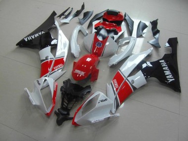 Carénage Moto Yamaha R6 08-16 - Rouge Blanc Noir