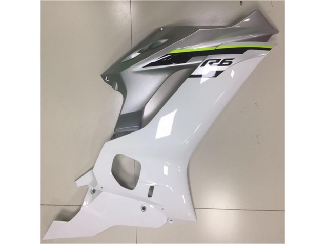 Carénage Moto Yamaha R6 17-23 - Blanc Argent Carénage Moto Yamaha R6 17-23 - Blanc Argent