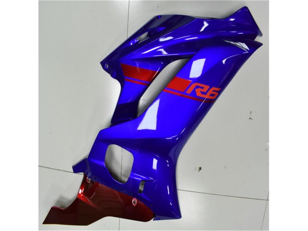 Carénage Moto Yamaha R6 17-23 - Bleu Rouge Carénage Moto Yamaha R6 17-23 - Bleu Rouge