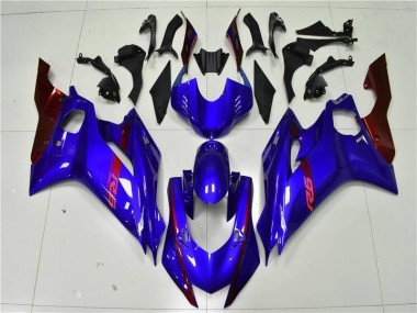 Carénage Moto Yamaha R6 17-23 - Bleu Rouge