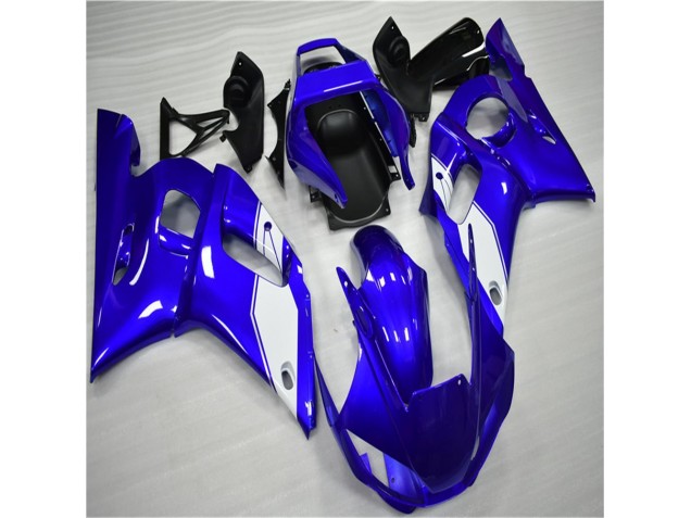 Carénage Moto Yamaha R6 98-02 - Blanc Bleu Carénage Moto Yamaha R6 98-02 - Blanc Bleu
