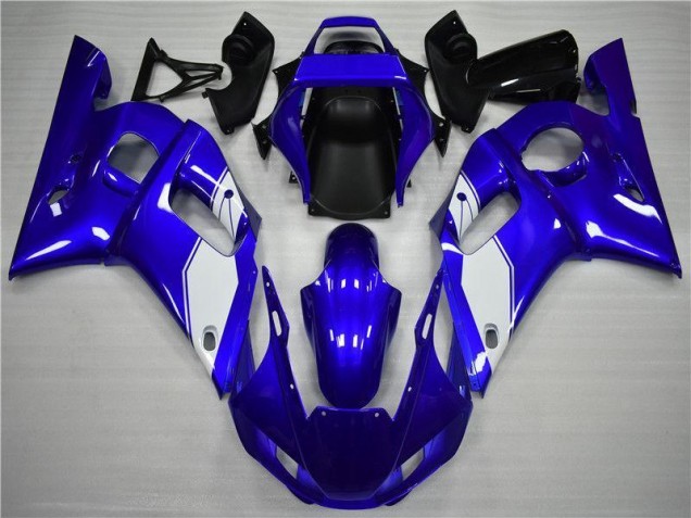 Carénage Moto Yamaha R6 98-02 - Blanc Bleu Carénage Moto Yamaha R6 98-02 - Blanc Bleu