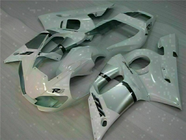 Carénage Moto Yamaha R6 98-02 - Blanc