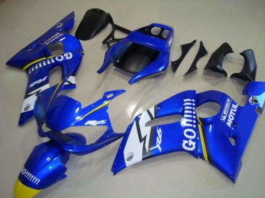 Carénage Moto Yamaha R6 98-02 - Bleu Go Motul