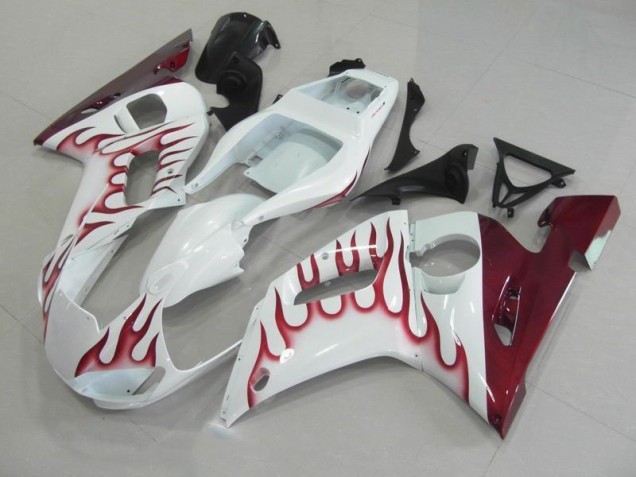 Carénage Moto Yamaha R6 98-02 - Rouge Flamme Carénage Moto Yamaha R6 98-02 - Rouge Flamme