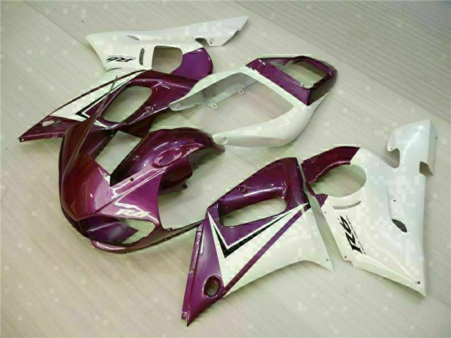 Carénage Moto Yamaha R6 98-02 - Violet Blanc Carénage Moto Yamaha R6 98-02 - Violet Blanc
