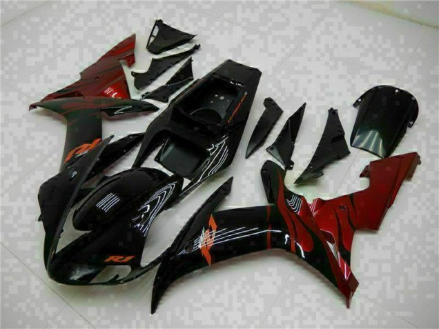 Carénages ABS Yamaha R1 02-03 - Noir