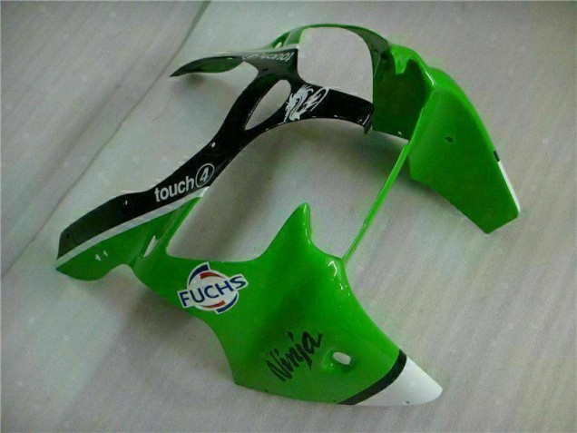 Carénages Moto & Carrosserie Kawasaki ZX6R 00-02 - Vert Noir Carénages Moto & Carrosserie Kawasaki ZX6R 00-02 - Vert Noir