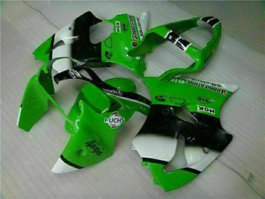 Carénages Moto & Carrosserie Kawasaki ZX6R 00-02 - Vert Noir