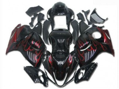 Carénages Moto & Carrosserie Suzuki GSXR 1300 Hayabusa 08-19 - Noir Rouge
