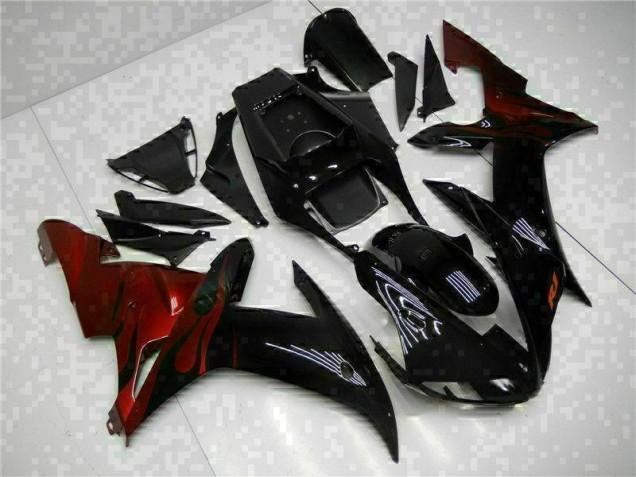 Carenages Moto & Carrosserie Yamaha R1 02-03 - Noir