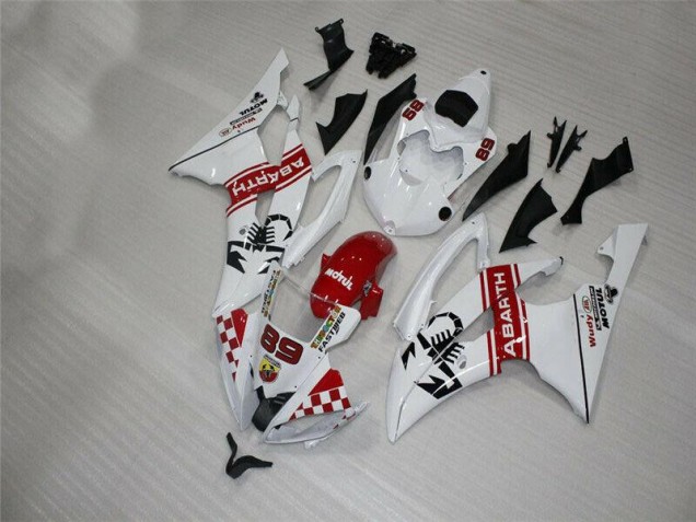 Carénages Moto & Carrosserie Yamaha R6 08-16 - Blanc