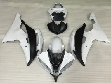 Carénages Moto & Carrosserie Yamaha R6 08-16 - Blanc Noir