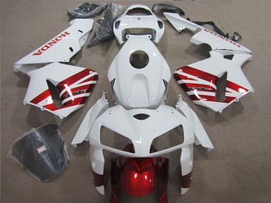 Carénages Moto Honda CBR 1000 RR 04-05 - Blanc Rouge Noir