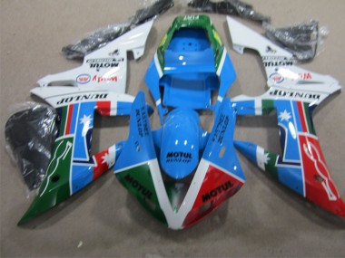 Carénages Moto Honda CBR 1000 RR 04-05 - Bleu Rouge Vert Motul