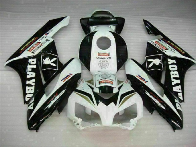 Carénages Moto Honda CBR 1000 RR 04-05 - Noir Blanc
