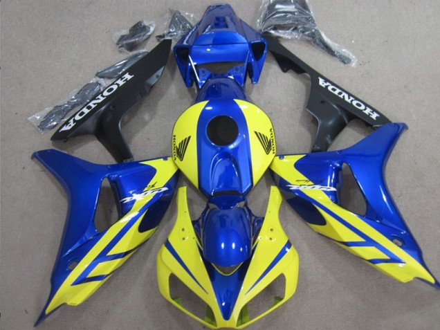 Carénages Moto Honda CBR 1000 RR 06-07 - Bleu Jaune Carénages Moto Honda CBR 1000 RR 06-07 - Bleu Jaune