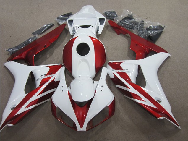 Carénages Moto Honda CBR 1000 RR 06-07 - Rouge Blanc Carénages Moto Honda CBR 1000 RR 06-07 - Rouge Blanc