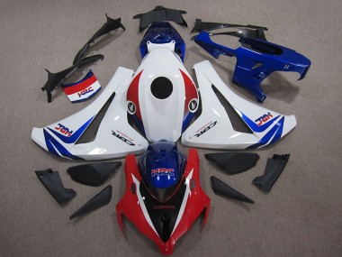 Carénages Moto Honda CBR 1000 RR 08-11 - Blanc Bleu Rouge HRC