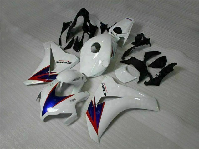 Carénages Moto Honda CBR 1000 RR 08-11 - Blanc Bleu Rouge